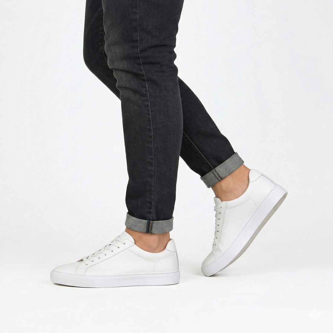 VeraStep Minimalist White Sneakers